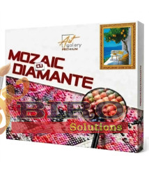 Mozaic cu diamante „La umbra copacului de lămâie”, 40 × 50 cm
