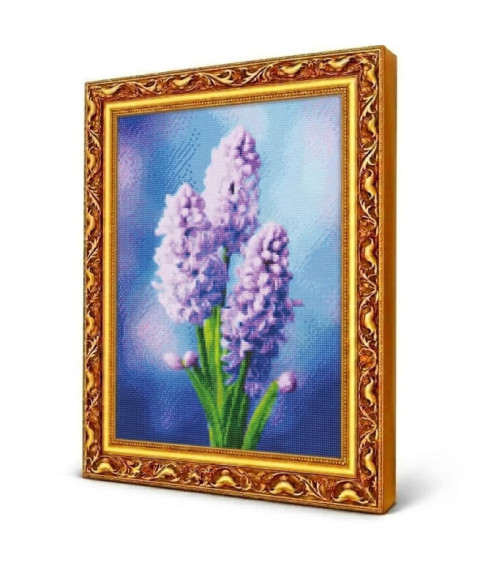 Mozaic cu diamante „Hiacinți”, 40 × 50 cm