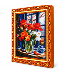 Mozaic cu diamante „Irisi colorate”, 30 × 40 cm
