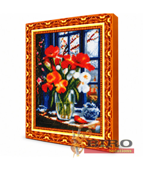 Mozaic cu diamante „Irisi colorate”, 30 × 40 cm