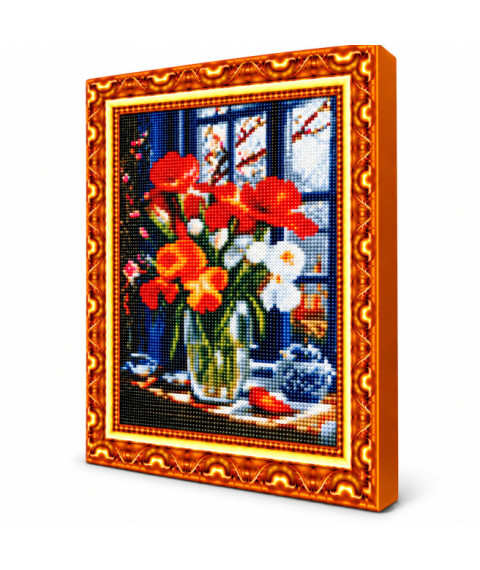 Mozaic cu diamante „Irisi colorate”, 30 × 40 cm