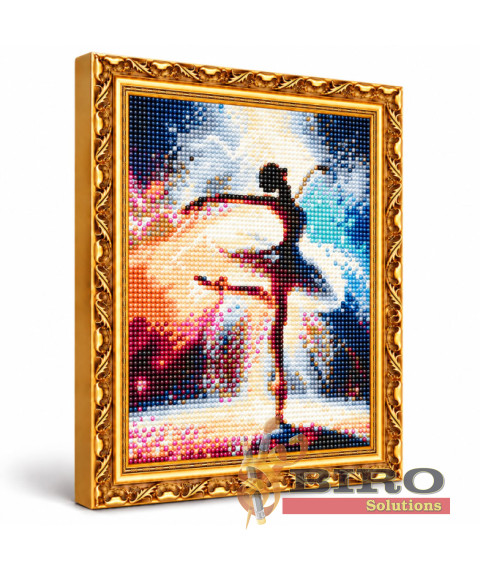 Mozaic cu diamante „Balerina grațioasă”, 30 × 40 cm