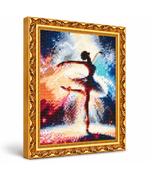 Mozaic cu diamante „Balerina grațioasă”, 30 × 40 cm