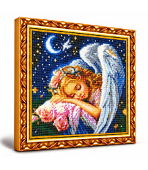 Mozaic cu diamante „Înger adormit”, 30 × 40 cm