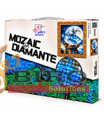 Mozaic cu diamante „Pânze albastre”, 30 × 40 cm