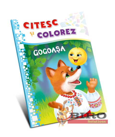 Citesc și colorez (pe silabe). Gogoașa