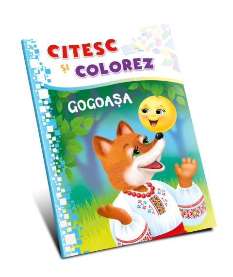 Citesc și colorez (pe silabe). Gogoașa