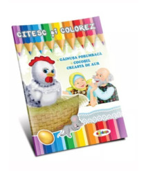 Citesc și colorez – Găinușa porumbacă