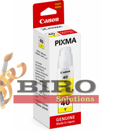 Cerneală Canon GI-40Y Yellow, 70 ml, pentru PIXMA G5040 / G6040 / G7040