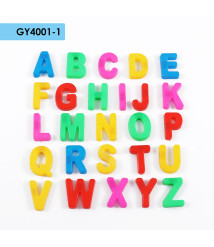 Set magnetic educativ cu litere colorate pentru copii, Foska GY4001-1