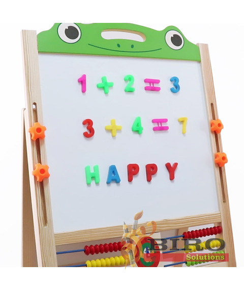 Set magnetic educativ cu litere colorate pentru copii, Foska GY4001-1