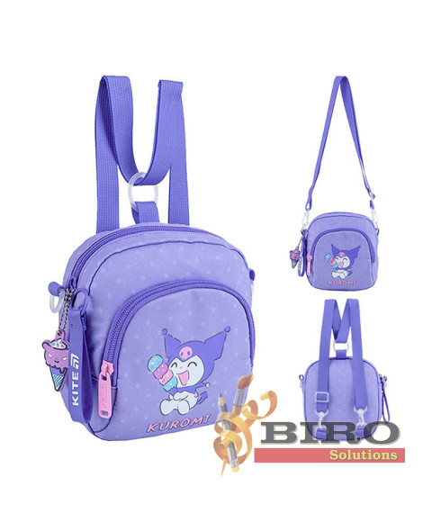 Geantă-rucsac pentru copii Kite Kids Kuromi HK25-2620-2 16,5×15×7 cm