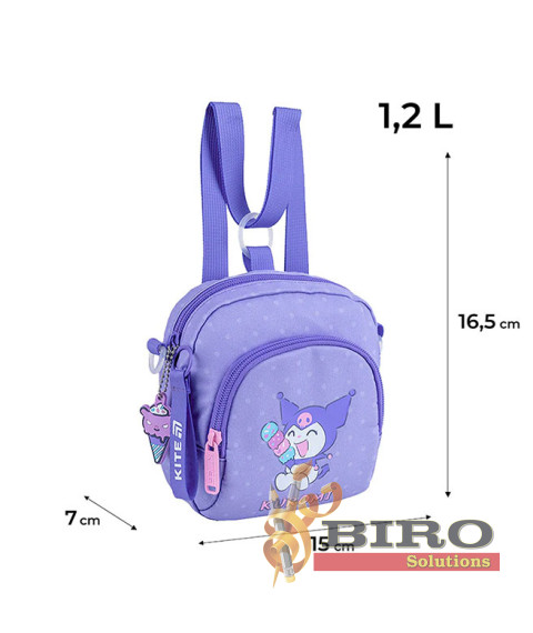 Geantă-rucsac pentru copii Kite Kids Kuromi HK25-2620-2 16,5×15×7 cm