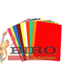 Fetru A4, 160 gr/m, set 10 culori, Foska HM5002