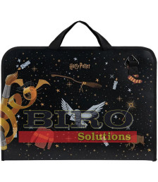 Portofel cu fermoar, 1 compartiment, cu mâner, format A3+, Kite Harry Potter HP25-202