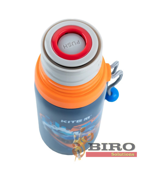 Sticlă-termos pentru apă KITE Hot Wheels, 350 ml