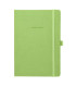Agendă nedatată A5 cu pătrățele, 96 foi, IDEE, copertă tare cu elastic, Olive Green