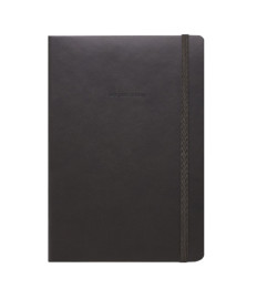 Agendă nedatată A5 cu pătrățele, 96 foi, IDEE, copertă flexibilă cu elastic, Intense Grey Agendă nedatată A5 cu pătrățele, 96 foi, IDEE, copertă flexibilă cu elastic, Intense Grey