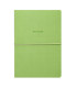 Agendă nedatată A5 săptămână/linie, 106 foi, IDEE, copertă flexibilă cu elastic, Olive Green
