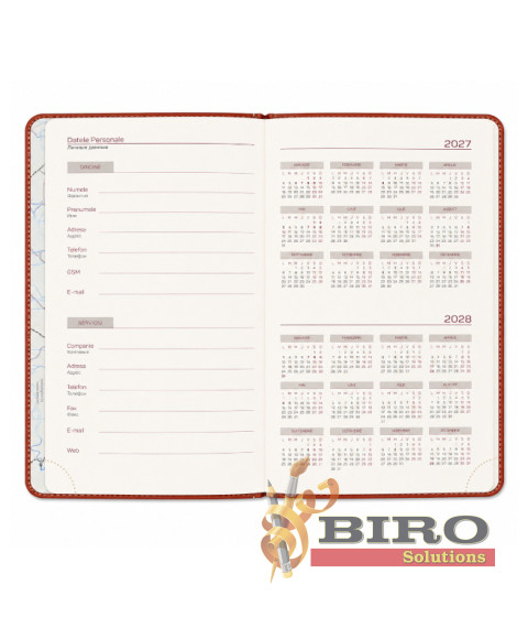 Agenda A5 2027 IDEE Standart „Saddle Brown”