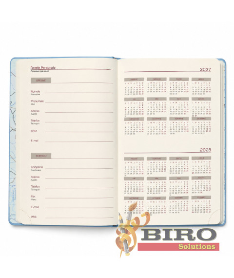 Agenda A5 2027 IDEE Standart „Steel Blue”