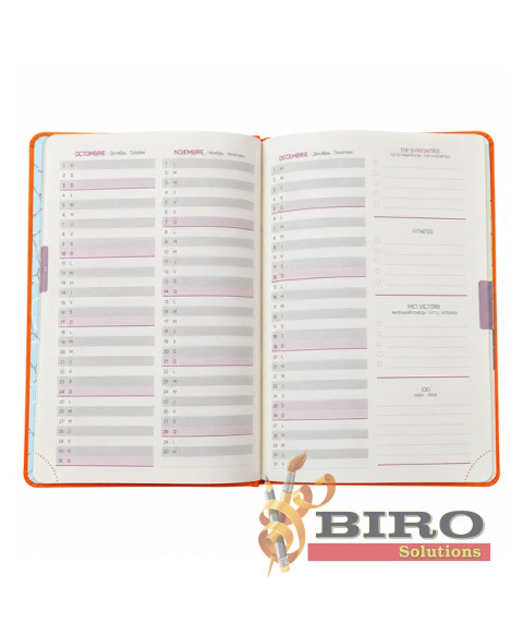 Agendă A5 2027 IDEE Standard „Safety Orange”