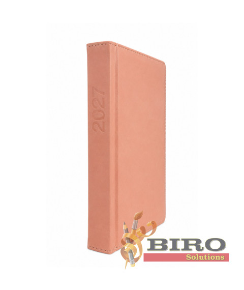 Agendă A5 2027 IDEE Standard „Aesthetic Coral”
