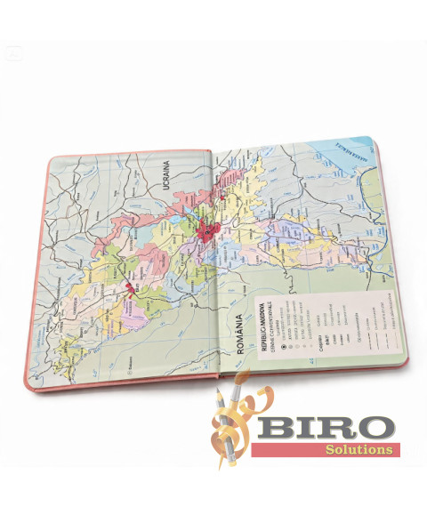 Agendă A5 2027 IDEE Standard „Aesthetic Coral”