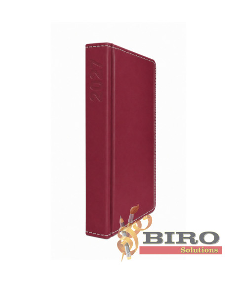 Agendă A5 2027 IDEE Standard „Deep Burgundy”