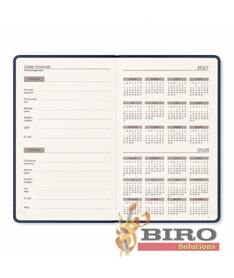 Agenda A5 2027 IDEE Standart „Navy Blue”
