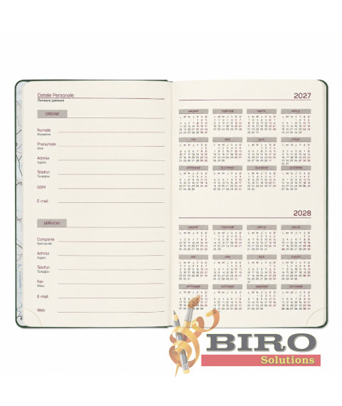 Agenda A5 2027 IDEE Standart „Pine Green”