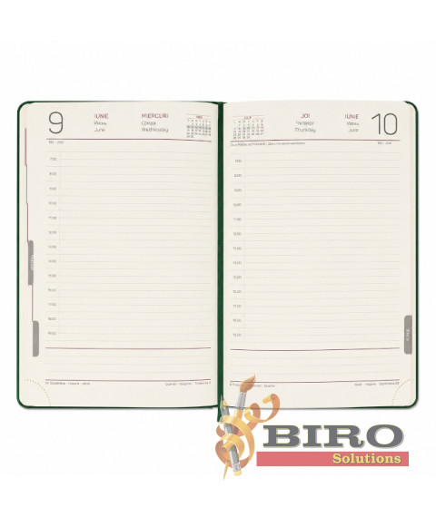 Agenda A5 2027 IDEE Standart „Pine Green”