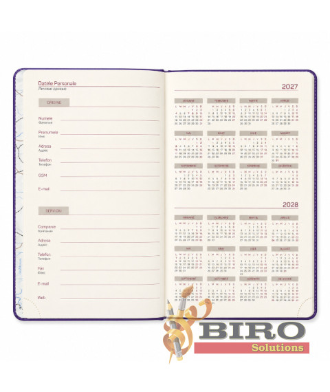 Agenda A5 2027 IDEE Standart „Royal Violet”