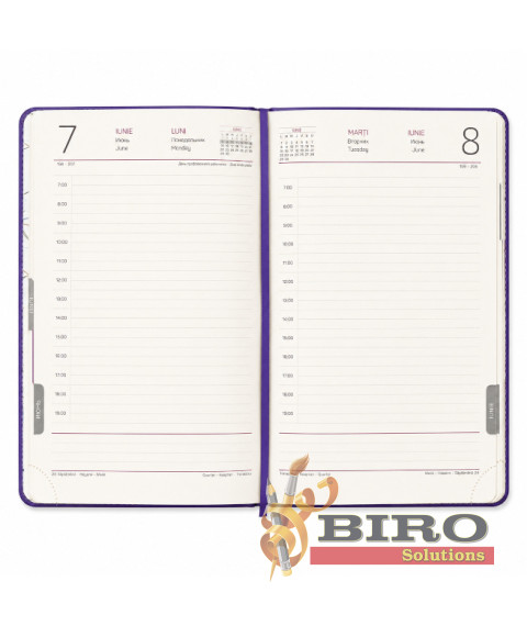 Agenda A5 2027 IDEE Standart „Royal Violet”