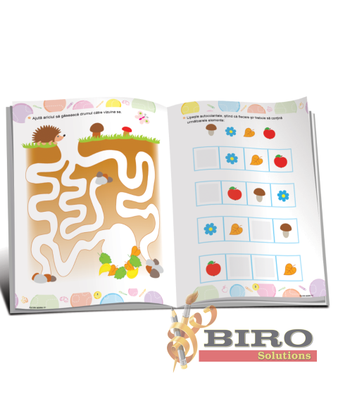 Marea Carte. IQ Start 4+ (70 Autocolante)