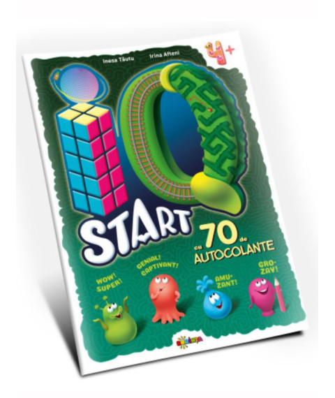Marea Carte. IQ Start 4+ (70 Autocolante)