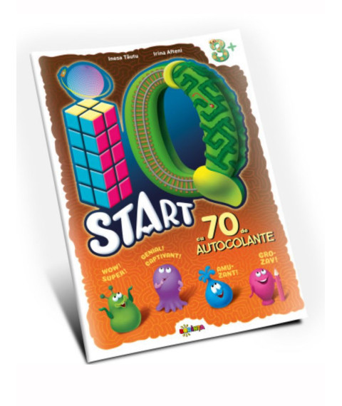 Marea Carte. IQ Start 3+ (70 Autocolante)