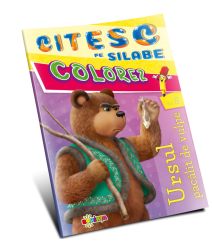 Citesc pe silabe. Colorez. Ursul păcălit de vulpe (Vol. 8)