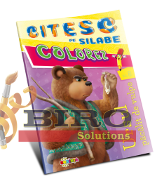 Citesc pe silabe. Colorez. Ursul păcălit de vulpe (Vol. 8)