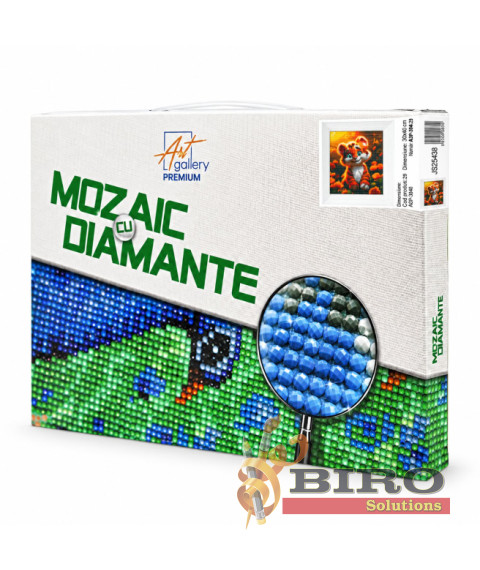 Mozaic cu diamante 20x30 cm Pui de tigru