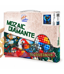 Mozaic cu diamante 20x30 cm Pisică neagră