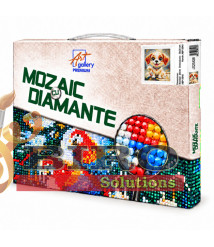 Mozaic cu diamante 20x30 cm Cățel fericit