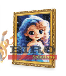 Mozaic cu diamante 20x30 cm Prințesă