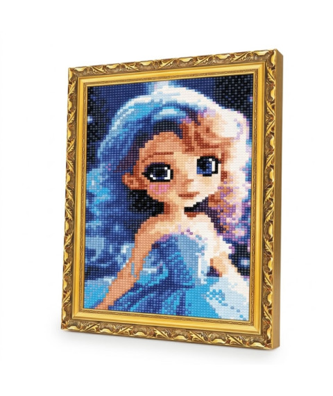 Mozaic cu diamante 20x30 cm Prințesă