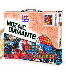 Mozaic cu diamante 20x30 cm Veveriță cu flori