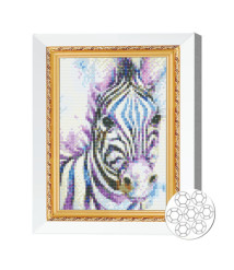 Mozaic cu diamante 20x30 cm Zebra