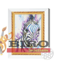 Mozaic cu diamante 20x30 cm Zebra