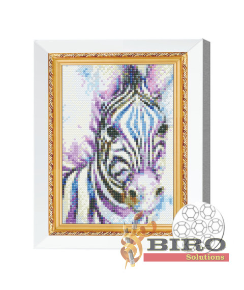 Mozaic cu diamante 20x30 cm Zebra
