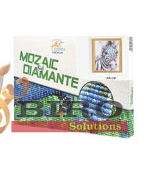 Mozaic cu diamante 20x30 cm Zebra