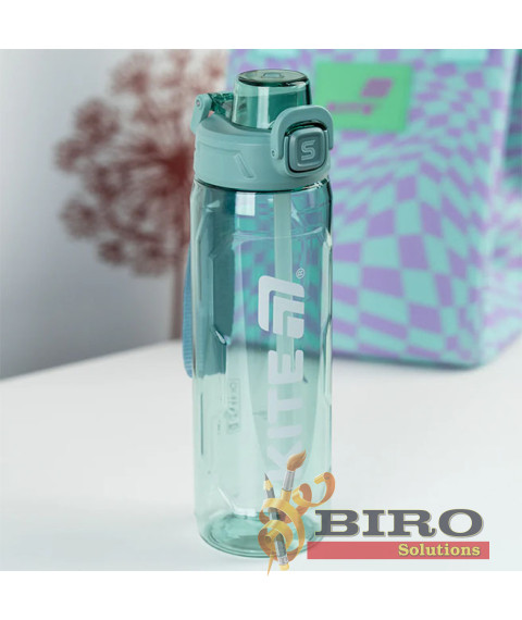 Sticlă pentru apă KITE, turcoaz, 800 ml